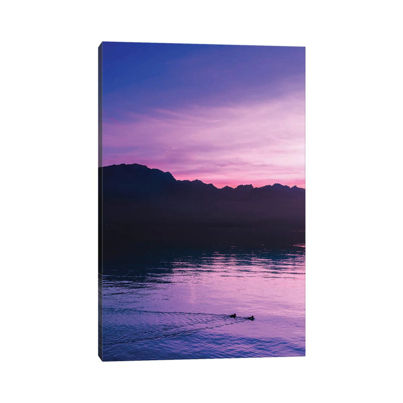 Dusk And Ducks by Beli - Wrapped Canvas Print, 66.04 cm H x 45.72 cm W x 3.175 cm D