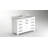  Tango 66-inch Bathroom Vanity with 1.5-inch Pure White Quartz Countertop & Backsplash
