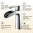 Tatcha Single Hole Single-Handle Waterfall Bathroom Faucet-110897386