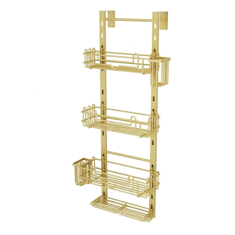 Wall Mounted Required Aluminum Shower Caddy