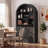 75" H Arched Kitchen Pantry Cabinet-130669237