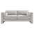 100 % polyester gris clair est en rupture de stock