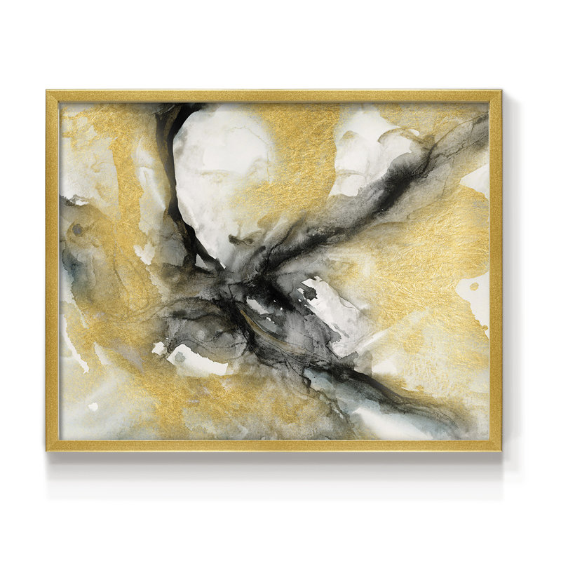 Golden Harmony -Framed Print - Restickable
