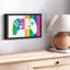 Impression sur toile Rainbow Splatter-1364202874