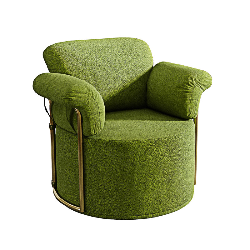 Canapé rembourré pivotant, Vert