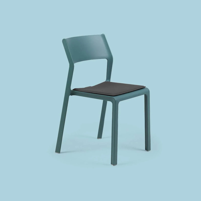 Trill Outdoor Dining Side Chair, Octanium