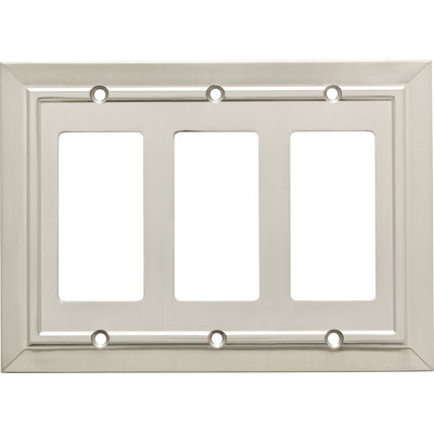 Classic Architecture 3-Gang Rocker Wall Plate