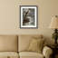 «Jesus marchant sur la mer» par William Brassey, impression d'art mural en bois encadré-638183706