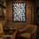 Abstract Black And White Radiating Zigzag Pattern