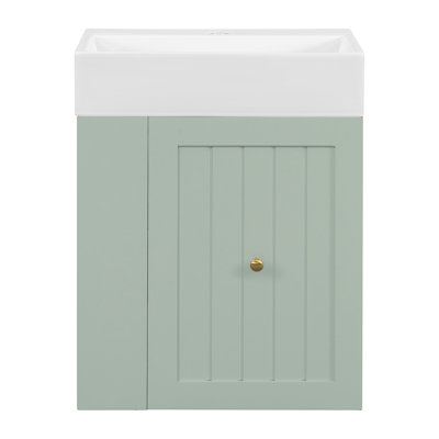 20-Inch Bathroom Vanity With Ceramic Sink
