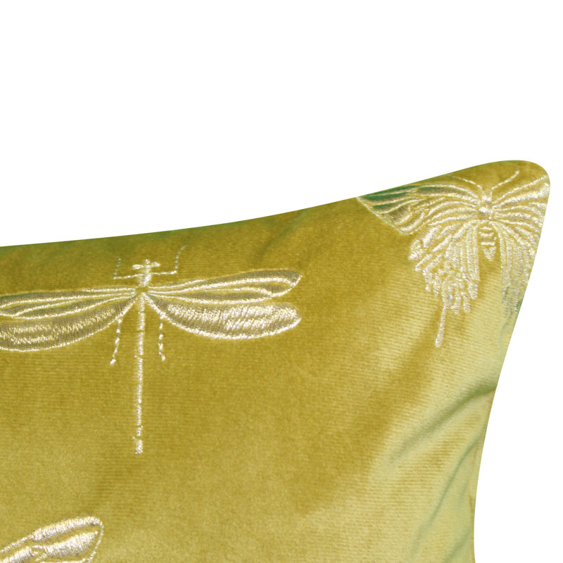  Coussin lombaire 13 po Feather, Ocre