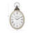 Mauney Metal Pocket Watch Style Decorative Black Wall Clock with Rope Accent