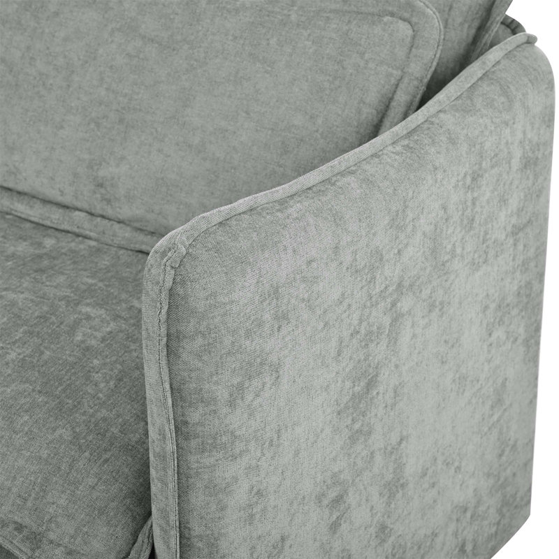 Double-Layer Cushion Modular Sofa With Freely Combinable Design, Ideal For Creating Customized Seating Arrangements In Any Home.