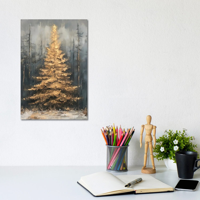 That Christmas Glow 1 Piece Wall Art on Canvas, 30.48 cm H x 20.32 cm W x 1.905 cm D, Does Not Apply