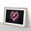 Spark of Love in Pink in Abstract - Picture Frame Graphic Art Print-55726048-55726043