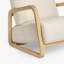 Chaise avec accoudoirs carrés Hanabury
