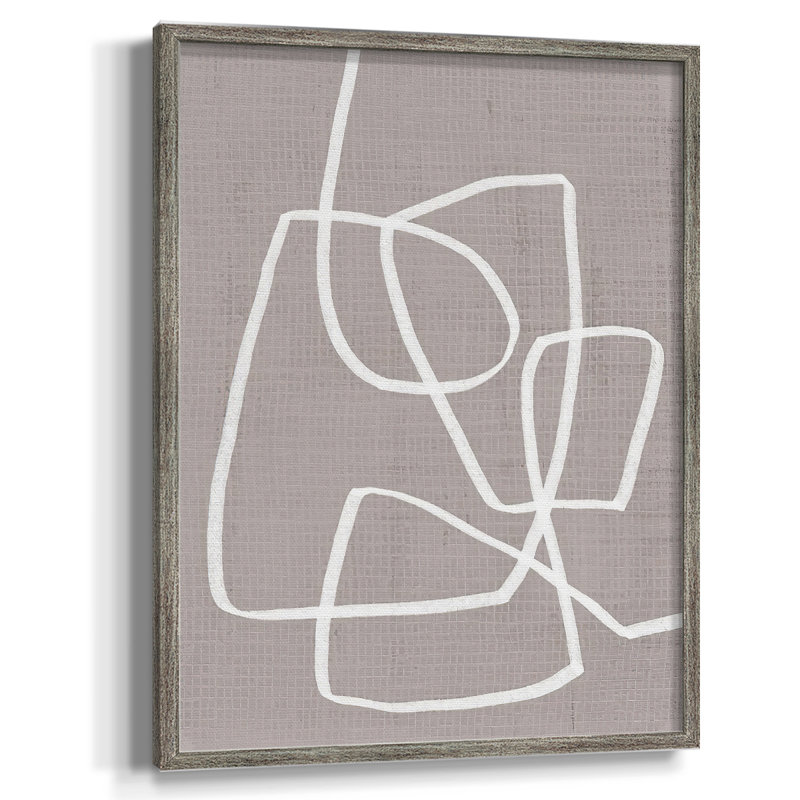 Lin Roundabout I, reproduction encadrée - bois massif, H 15 po x l 12 po
