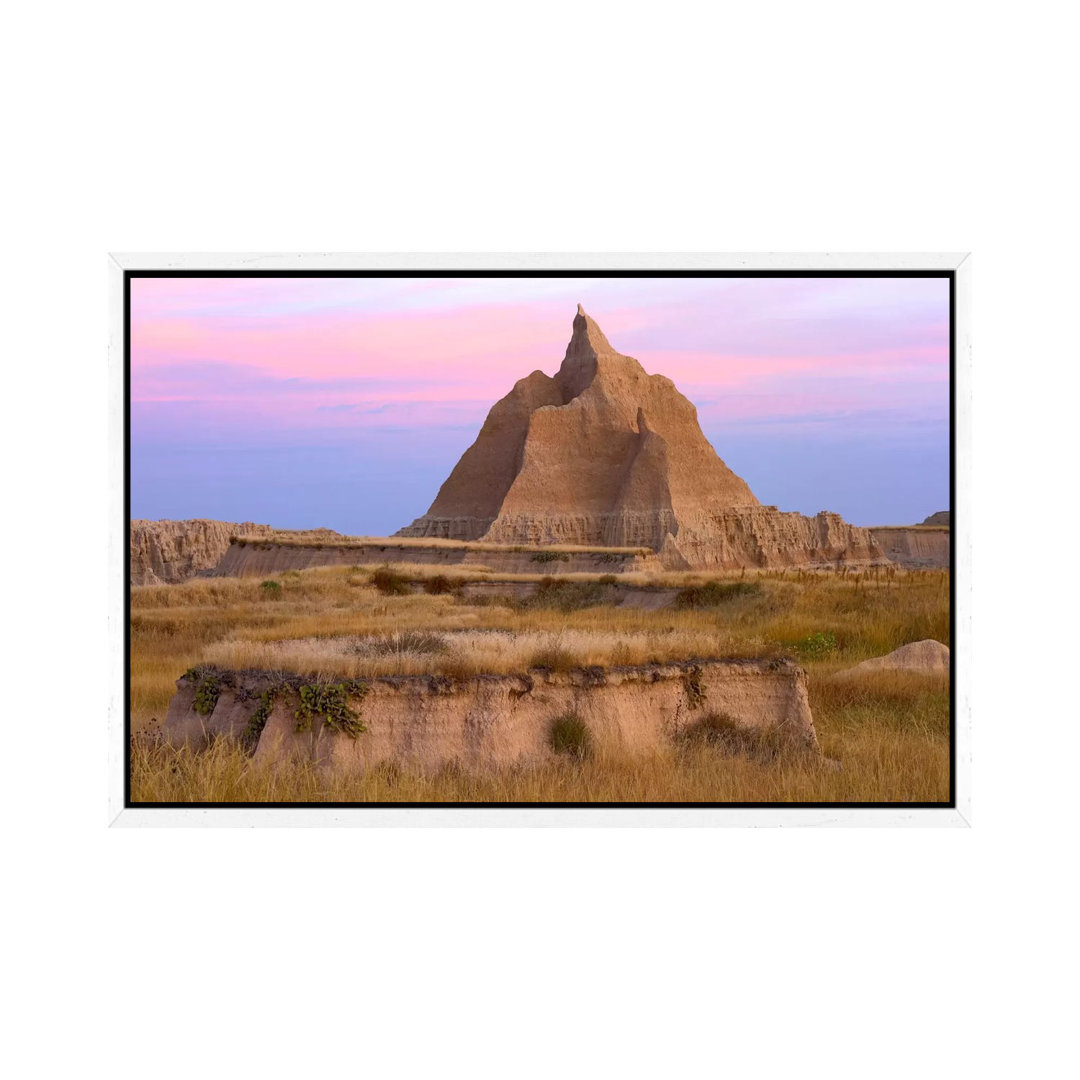 Landscape Showing Erosional Features With Grassland, Badlands National Park, South Dakota von Tim Fitzharris - Galerie-G...