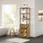 Navan 20" Freestanding Linen Cabinet in Weathered Brown