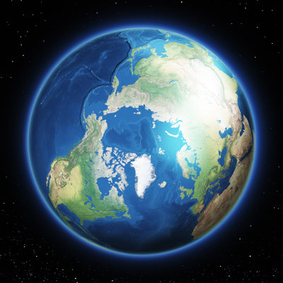 Earth North Pole by Loops7