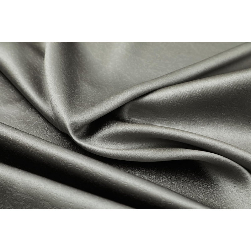 Blackout Curtain Pair, 46cm Width x 72cm Drop, Silver
