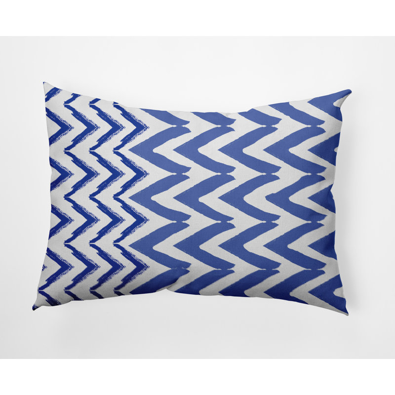 Housse et insert de coussin extérieur d'extérieur, Bleu