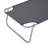 Adjustable Grey Beach Lounge Chair With Folding Function And High Fabric - For Camping, Hiking, Backyard Foldable
