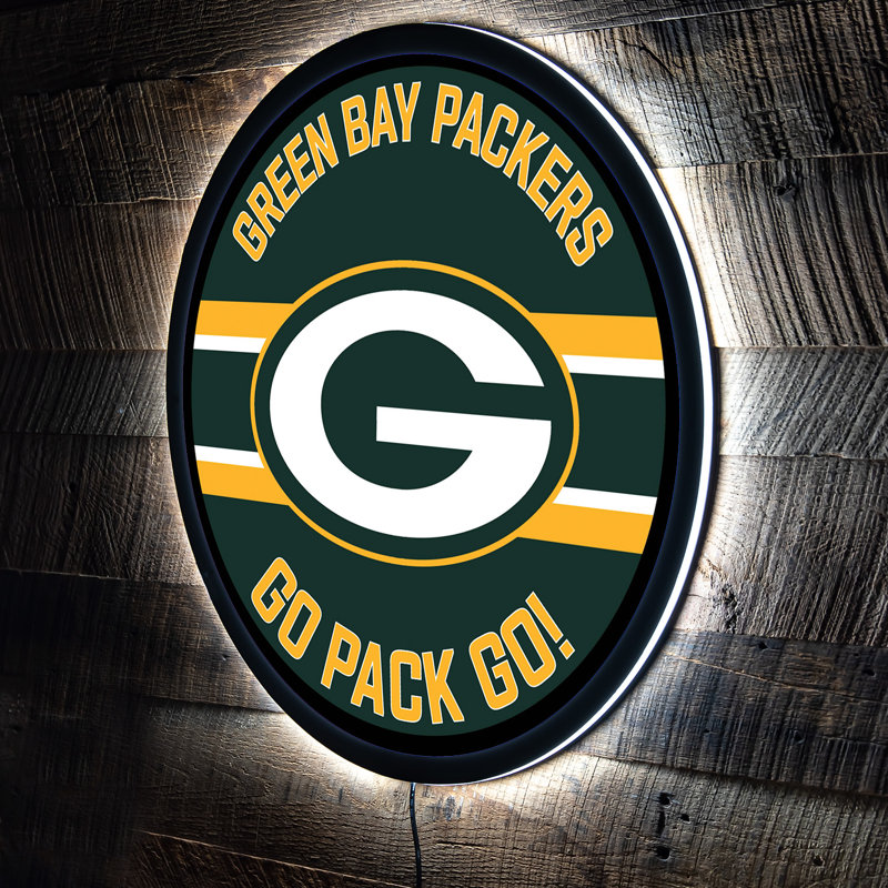 Décoration murale lumineuse NFL, NFL Green Bay Packers