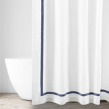 Fino Linen Solid Color Single Shower Curtain