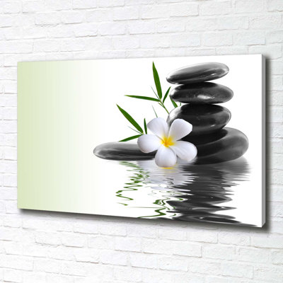 Zen Stones - Wrapped Canvas Print