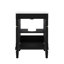 Meuble-lavabo contemporain 24 po avec lavabo à fixation supérieure et armoire de rangement à 2 niveaux-170179297-170179325