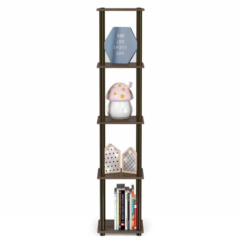 Juarez Bookcase, Walnut/Brown