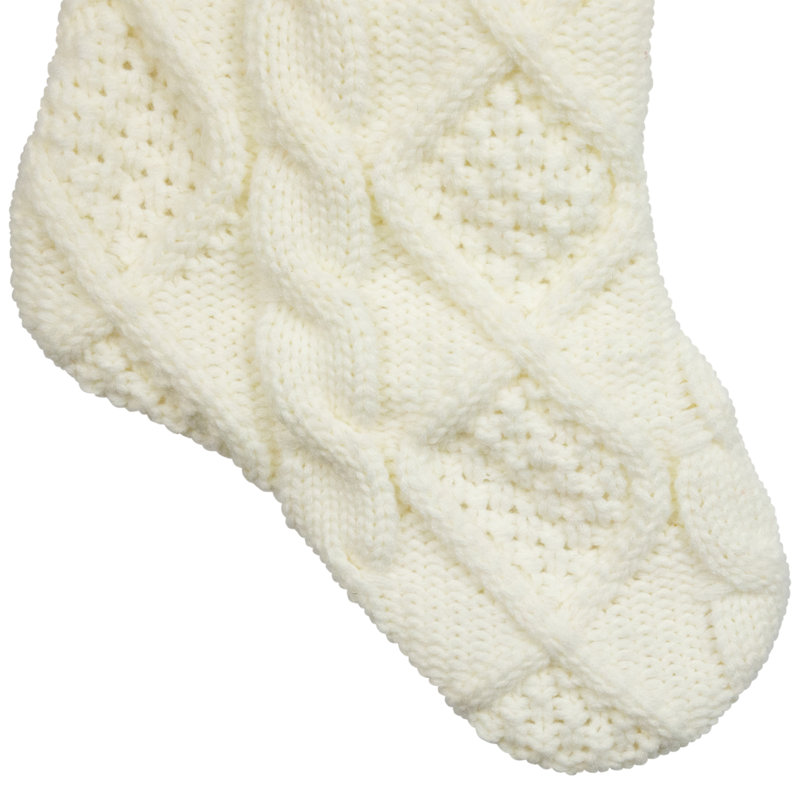 Bas de polyester, Blanc