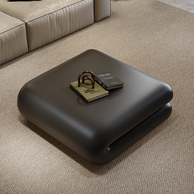 Pittman Coffee Table, 13.7" H x 31.5" L x 31.5" W, Black
