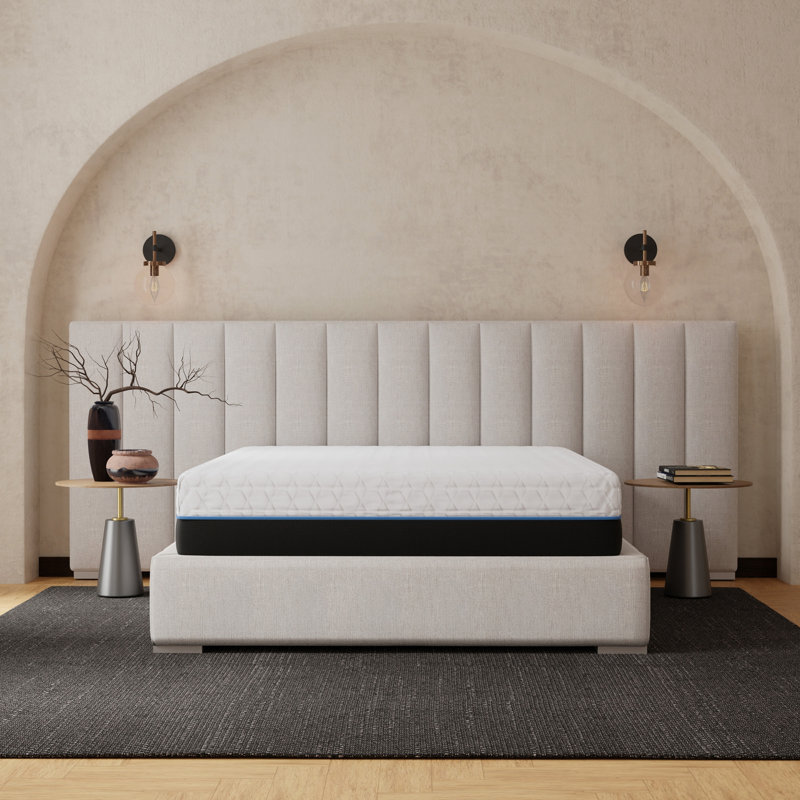Matelas en mousse viscoélastique imprégnée de cuivre 12 pouces, Très grand lit