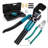 Hydraulic Terminal Crimper Tool With Battery Cable Lug And 9-Pairs Dies