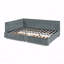 Grand lit de jour Mid-Century en velours avec tiroirs de rangement sous le lit-1140430963-1140430968
