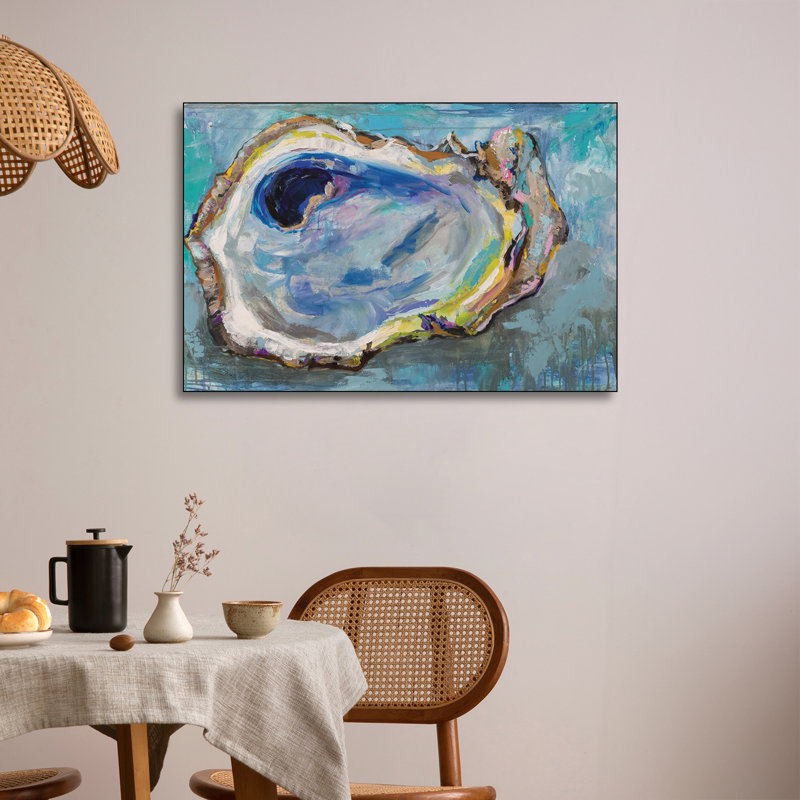 Reproduction d'art sur toile en métal «Steystix Oyster Two» par Jeanette Vertentes