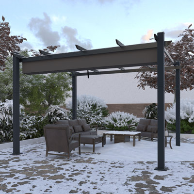 Aluminum Pergola with Canopy