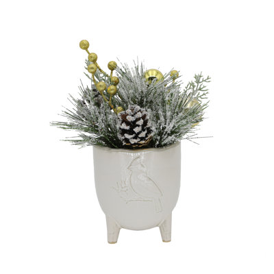 Christmas Bird Decorative Accent