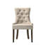 Ensemble de 2 chaises d'appoint en tissu et chêne vieilli-1562999433-1562999439