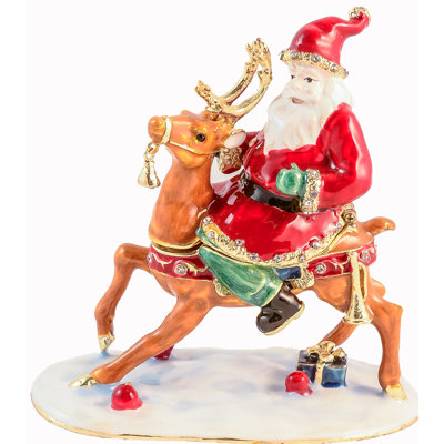 Santa Claus Metal Decorative Box