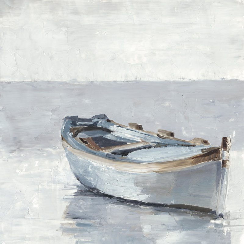 «Reflection Horizon I», peinture sur toile, H 12 po x l 12 po x P 1,25 po, Toile tendue