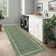 Scalloped Machine Washable Rug Non-Slip Bordered Floor Mats Non-Shedding Soft Low Pile Modern Accent Rugs for Living Room Bedroom Office