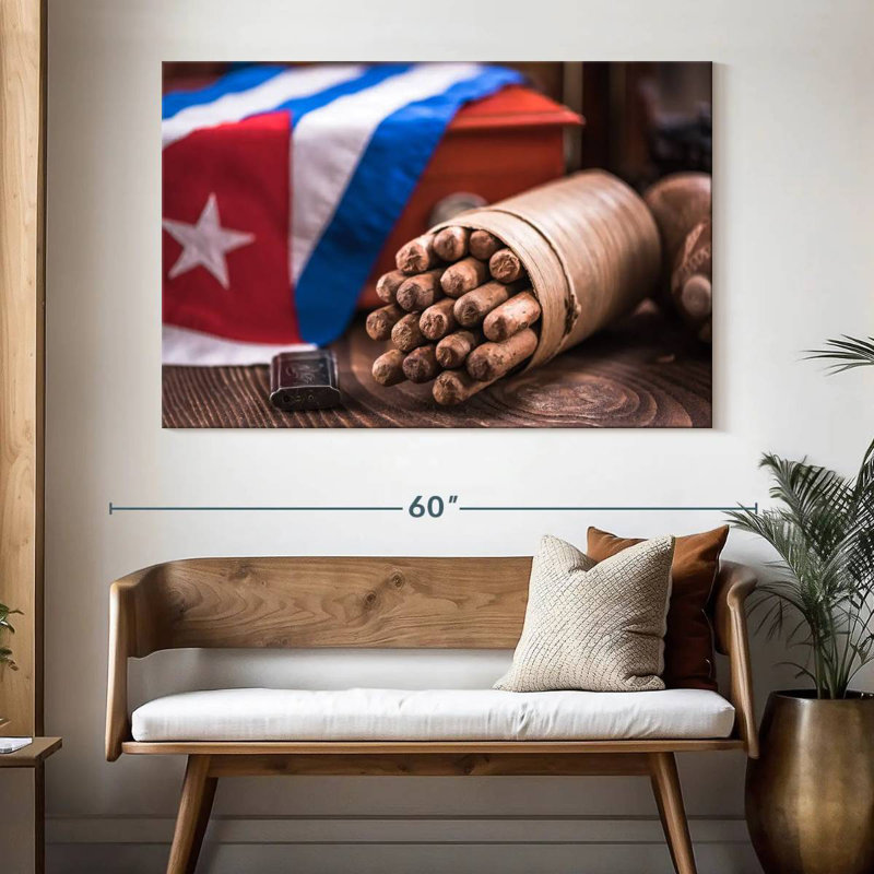 Senne Best Cuban Cigars, 34" H x 51" W