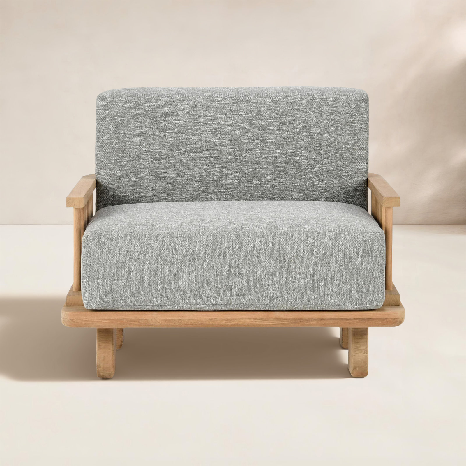 Melany Teak Patio Lounge Chair