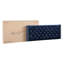 Lit double tapissier transitionnel bleu marine