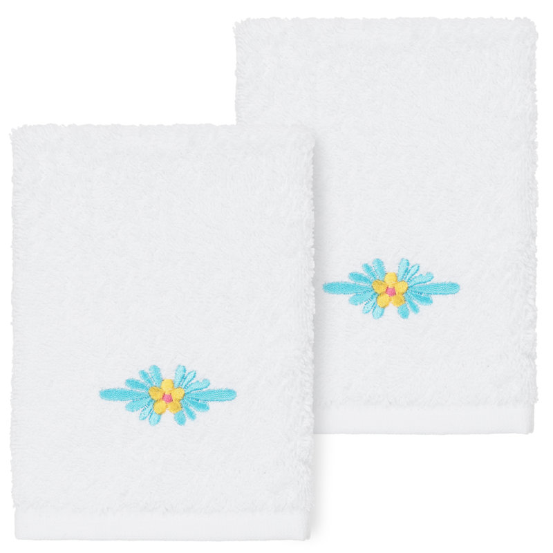 Essuie-mains en coton FELIZ, Blanc