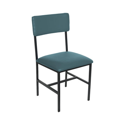 Meghan Steel Restaurant Chair Grade 4 Breeze Vinyl Seat & Back