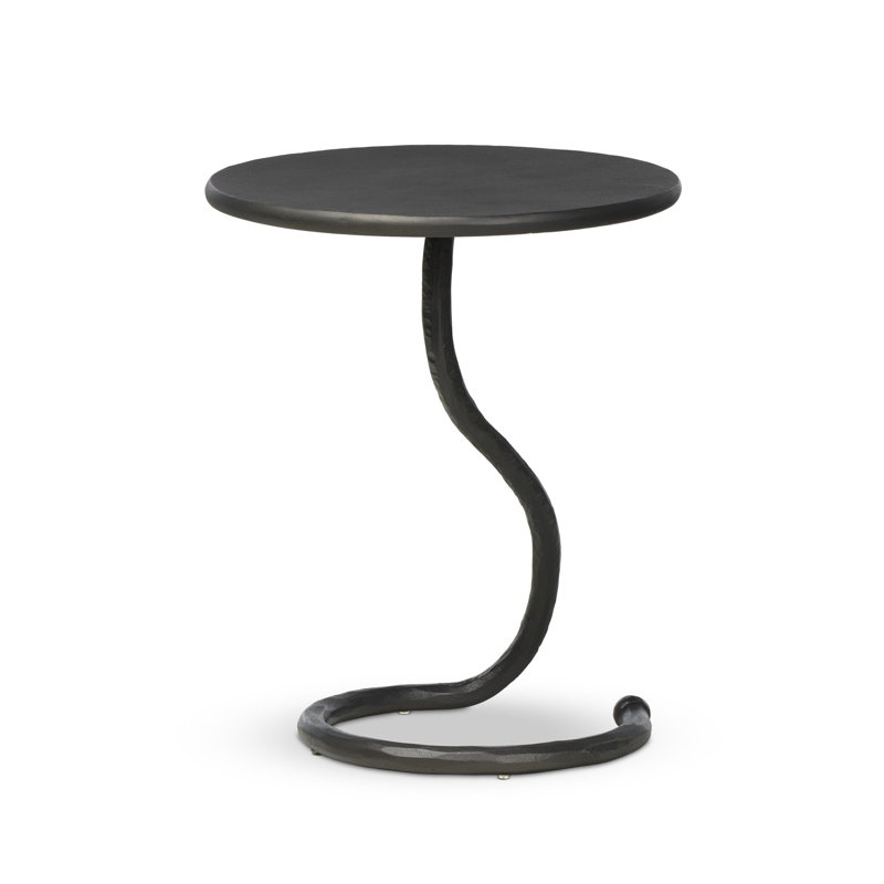 VERA End Table, Gunmetal
